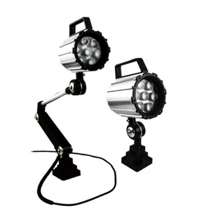 7W/12W Long Arm LED Industrial Work Lamp for Lathes Drill Presses Sewing Machine - Picture 1 of 20