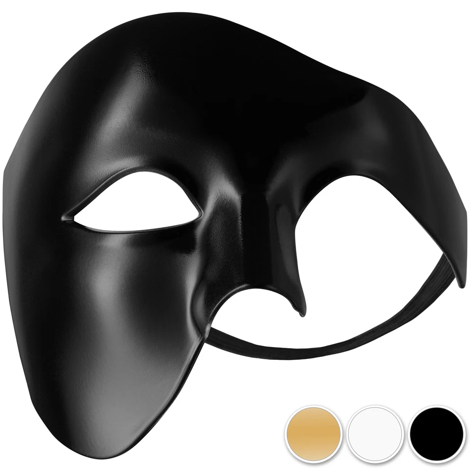 Venezianische Augenmaske Damen Herren Oper Maske Phantom Ball Fasching neu - Bild 1 von 1