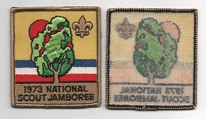 "National Jamboree 1973 parche de bolsillo de 2 3/4"" x 3"", versión con respaldo de plástico, ¡como nuevo! - Imagen 1 de 1