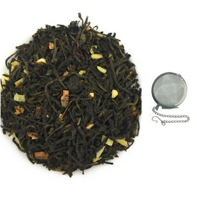 Té Verde Cachemira Kahwa Chai Con Infusor GRATIS Hoja Suelta Pura Mezcla de Especias Nuevo Foto 1 de 4
