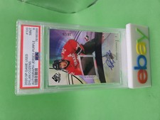 2020-21 SP Game Used Purple Auth Rookies Dylan Cozens #120 /25 PSA 9 Auto