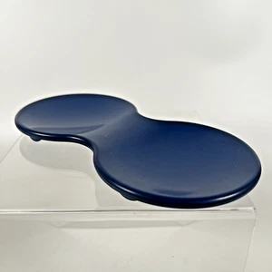 Vintage Tupperware Double Spoon Rest Navy Blue 2763A - Picture 1 of 13