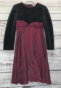 Rare Editions Dress Girl 8 Multicolor Round Neck Long Sleeve Holiday Party - Picture 1 of 18