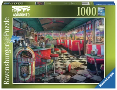 RAVENSBURGER PUZZLE*1000 TEILE*ABANDONED*DECAYING DINER*RARITÄT*OVP