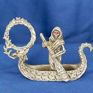 Denicolo Sunglo Charon Fährmann des Hades Zinnfigur, Swarovski Kristalle 1994 - Bild 1 von 23