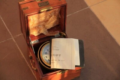 bonito cronómetro temprano con barco marino pasaporte KIROV CCCP 1960 Foto 1 de 4