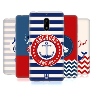 HEAD CASE DESIGNS NAUTICAL - PRINTS SOFT GEL CASE FOR NOKIA PHONES 1 - Picture 1 of 12