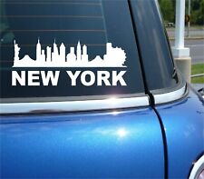 NEW YORK CITY CITY SKYLINE CITYSCAPE CAR WALL DECAL BUMPER STICKER