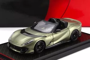 BBR-Modelos 1/43 Ferrari 812 Competizione A 2022 Negro Ruedas Verde Mate BBRC... - Imagen 1 de 7