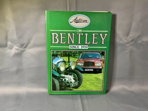 Auto car On Bentley Hardback Book 1988 - Picture 1 of 8
