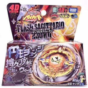 TAKARA TOMY Flash Sagittario 230WD Beyblade Metal Starter BB126 New In Box - Picture 1 of 6