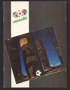 WORLD CUP MEXICO 1986 PROGRAM stadiums and calendar - Picture 1 of 3