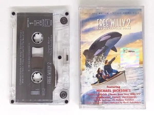 VARIOUS - "FREE WILLY 2: THE ADVENTURE HOME" - Soundtrack, Audio Cassette [1996] - Picture 1 of 5