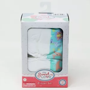 My Sweet Love Diaper Toy Accessory Set for Dolls Fits Up To 18" Baby Doll,12pcs - Picture 1 of 2