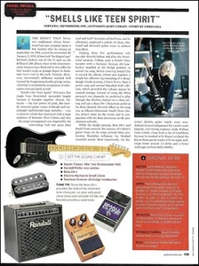 Equipo amplificador de guitarra Nirvana Kurt Cobain Smells Like Teen Spirit Fender Stratocaster - Imagen 1 de 3