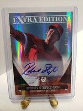 2011 Donruss Elite Extra Edition Blue Die-Cut Status /334 Robert Stephenson Auto