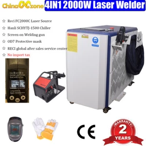 RECI 2000W 4IN1 Hand Laser Schweißgerät Metallschweißen Reinigung Schneidemaschine  - Bild 1 von 14