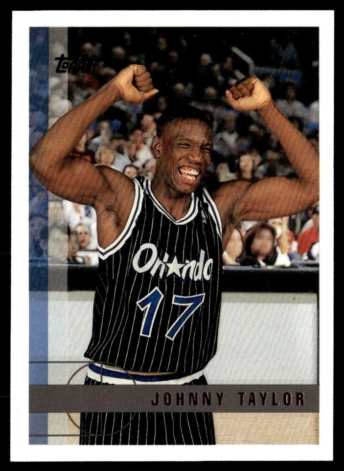 1997-98 Topps Johnny Taylor Rookie Orlando Magic #150 - Image 1 of 2