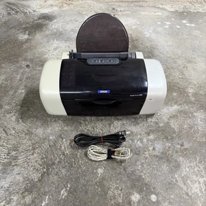 Epson Stylus C64 B241B Color Inkjet Printer Powers On Cord Included Needs Ink - Picture 1 of 9