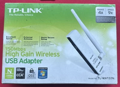 USB WiFi Adapter TP- Link (Modello TL-WN722N 150 Mbps) - Immagine 1 di 4