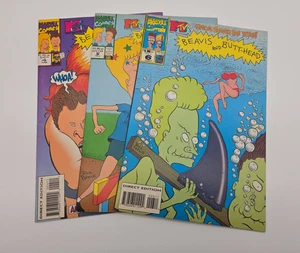 Juego de cómics de Marvel Beavis And Butt-head #4, 5, 6 (1994) de colección en muy buen estado - Imagen 1 de 6