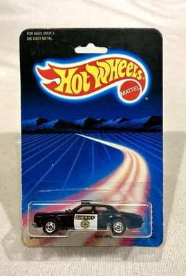 Hot Wheels Sheriff Patrol 1980 negro con BW SIN USAR, EN CAJA No. 4004 Foto 1 de 4