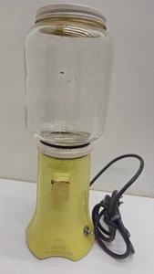 Vintage KitchenAid Hobart A-9 Coffee Grinder Mill Yellow Electric Made in USA - Picture 1 of 6