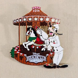 Disney Pin GOOFY Disney Beach Club Resort 2014 Gingerbread Carousel LE Pin 1000 - Picture 1 of 2