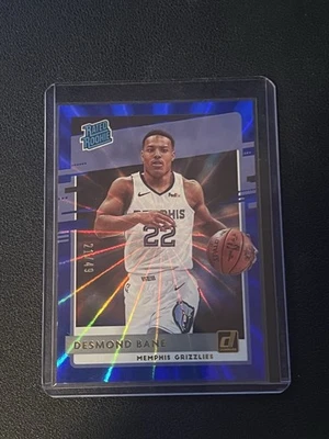 2021-22 Panini Donruss Desmond Bane #44 Holo Blue Laser /49 - Image 1 of 2