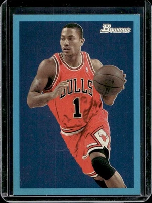 Bowman 48 Derrick Rose Blue #/1948 Bulls 2009-10 Foto 1 de 2