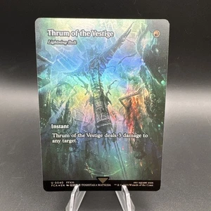 Magic The Gathering - Thrum of the Vestige - Lightning Bolt (Vitrina) Final Fantasy: Foil casi nuevo - Imagen 1 de 2