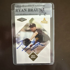 2005 Just Minors Justifiable Ryan Braun #10 BAS AUTOGRAPH   -64 - Picture 1 of 2