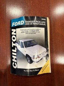Ford Ranger & Mazda Pick-Ups 2000-11 Ex-Library TPB Chilton Car Repair Manual - Picture 1 of 4