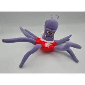 Peluche Detroit Red Wings Al the Octopus Rally Coca-Cola Joe Fan en lata moldeable - Imagen 1 de 10