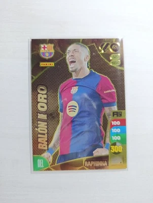 Raphinha - FC Barcelona - Balón de Oro Adrenalyn XL 2024 2025 Panini - Imagen 1 de 2