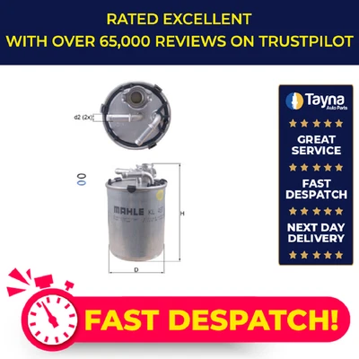 Filtro de combustible compatible con SEAT CORDOBA 6L 1.9D 05 a 09 Mahle 06Q127400H 6Q0127400H Nuevo Foto 1 de 4