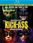 Kick-Ass (Blu-ray/DVD, 2010, 3-Disc Set Bilingual) Free Shipping In Canada