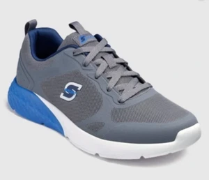 S Sport by Skechers Herren Troy Sneaker grau/blau - Größe 7 - Bild 1 von 5