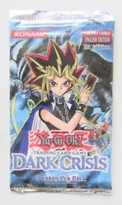 YUGIOH 2003 SINGLE PACK DARK CRISIS ENGLISH 1ST EDITION MINT - Picture 1 of 2