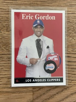 2008-09 Topps 1958-59 Variations #202 Eric Gordon Rookie Clippers Rockets - Image 1 of 2