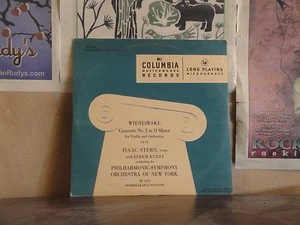 WIENIAWSKI CONCERTO NO 2 IN D MINOR, ISAAC STERN - COLUMBIA 10" ML 2012 - Picture 1 of 1