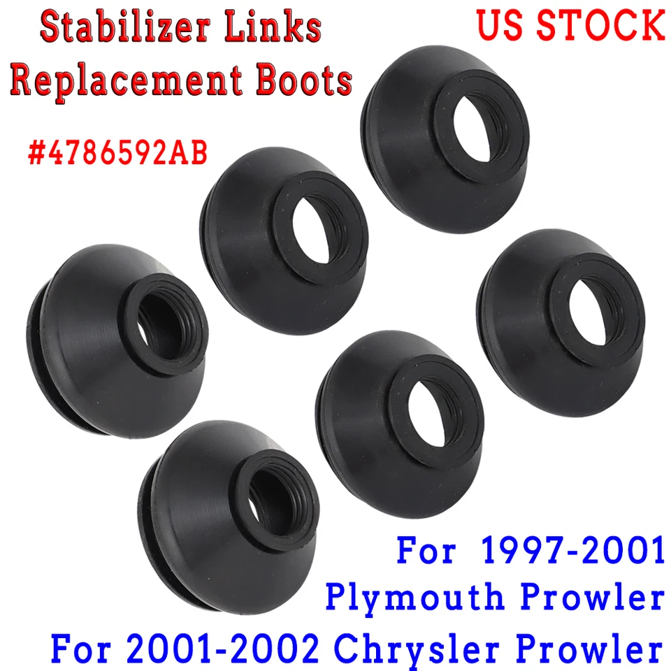 For Plymouth Chrysler Prowler 4786592AB Stabilizer Link Replacement Rubber Boots Foto 1 de 4
