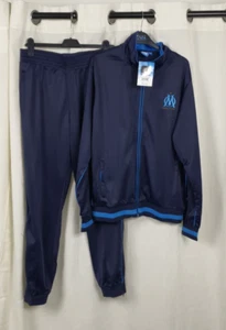 Weeplay Droit Au But Olympique Marseille Navy Men's Tracksuit Size L CR054 FF 10 - Picture 1 of 14
