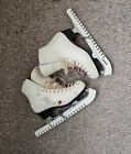 Risport Ice Skates Ladies Size 5.5 Sheffield Blade Made England Bauer Protector