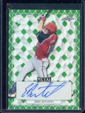 2022 Leaf Metal Perfect Game Green Wave Eric Bitonti Rc Auto #MA-EB1 (3/4)