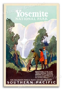 Yosemite National Park 1925 Vintage Style National Park Travel Poster - 24x36 - Picture 1 of 3