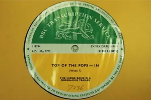 BBC 116 Transcription Disc LP Cream Eric Clapton GRAHAM BONNEY ZOOT MONEY - Imagen 1 de 8