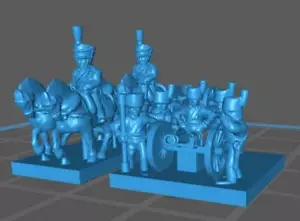 French guard horse artillery - 6mm Minis - Picture 1 of 1