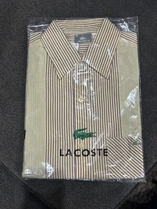 Lacoste Short Sleeve Button Down Men’s Dress Shirt With Pocket Size 38 NWT! - Picture 1 of 3