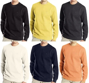 NUEVO SUÉTER SUDADERA DE LANA DE GAMUZA IZOD CUELLO REDONDO S - Imagen 1 de 18